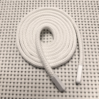 Cordon de serrage plat tressé semi-rond en nylon coloré pour ceintures de pantalons de sport et cordons de capuche de sweats à capuche