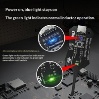 Testeur d'inductance OSSW02, testeur de bobine de carte mère, détection rapide des défauts par induction électromagnétique, alimenté par batterie, double mode plug-in