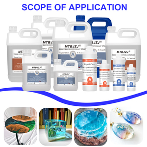 Cao cấp Chất Lượng Nhựa Epoxy Sâu Đổ Đúc 5-10 cm Mỗi Nhẹ Lũ Lụt Cho Gỗ Bảng - Product Image 6