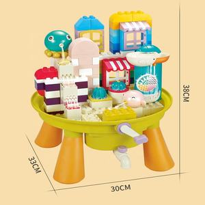 122 pièces table <span class=keywords><strong>de</strong></span> <span class=keywords><strong>jeu</strong></span> <span class=keywords><strong>de</strong></span> bain blocs <span class=keywords><strong>de</strong></span> construction compatibles bricolage grandes particules ensemble <span class=keywords><strong>de</strong></span> briques <span class=keywords><strong>de</strong></span> construction jouet d'eau créatif pour les enfants - Product Image 6