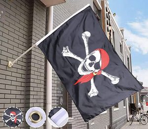<span class=keywords><strong>2023</strong></span> nouveau produit décorations intérieures extérieures bonne qualité Jack Rackham drapeau mort poitrine <span class=keywords><strong>Pirate</strong></span> drapeaux - Product Image 4