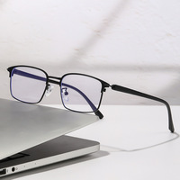 Lunettes de lecture rétro transparentes grises à monture fine 2809 – Anti-lumière bleue, pour femmes et hommes (unisexe)