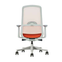 Chaise de bureau inclinable personnalisée en gros, chaise de travail ergonomique pivotante en maille, chaise de jeu pour ordinateur, appui-tête réglable en nylon