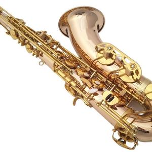 Instrumento <span class=keywords><strong>de</strong></span> <span class=keywords><strong>viento</strong></span> <span class=keywords><strong>de</strong></span> saxofón <span class=keywords><strong>de</strong></span> gama media-Latón en Si bemol con <span class=keywords><strong>dos</strong></span> cuernos para principiantes Estudiantes intermedios Bandas profesionales - Product Image 3