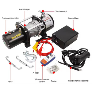 Jeep Suv Offroad Electric <span class=keywords><strong>Warn</strong></span> Winch 12V 2000lbs a 20000lbs <span class=keywords><strong>4x4</strong></span> <span class=keywords><strong>cabrestante</strong></span> eléctrico para automóvil - Product Image 5