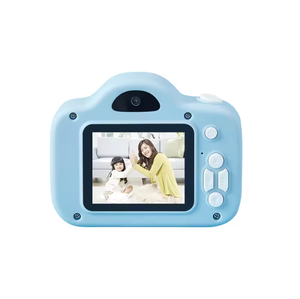 Mini caméra pour enfants, vidéo HD 1080P, zoom optique, batterie rechargeable, écran 3 pouces+, cadeau d'anniversaire pour enfants, double objectif, instantanée - Product Image 2