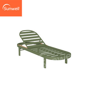 Muebles de Exterior, Tumbona de Aluminio, Tumbona para Playa, Hotel, Piscina, Tumbonas para Proyectos Hoteleros - Product Image 5