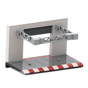 Blocs de construction Moc-80856, station de réparation de voitures de course à 8 grilles, présentoir de jouets - Product Image 5