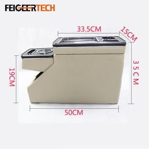 Boîte d'<span class=keywords><strong>accoudoir</strong></span> de voiture de luxe grande capacité de haute qualité Feigeer Tech avec console centrale, espace de rangement à ouverture pratique et porte-gobelet - Product Image 2