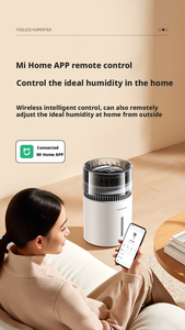 เครื่องเพิ่มความชื้นแบบไร้หมอกพร้อมประจุออกซิเจนลบเพื่อการฟอกอากาศและความชื้น เครื่องเพิ่มความชื้นแบบตั้งโต๊ะสำหรับห้องนอน - Product Image 3