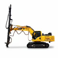 Foreuse électrique télécommandée pour tunnels avec moteur, diamètre de forage 41 mm et profondeur max. 4 m