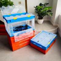 Caisse en plastique PP pliable portable à retournement, recyclable, avec couleur personnalisée pour l'entreposage et la logistique d'exportation