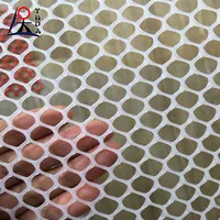 निर्माण extruded प्लास्टिक फ्लैट तार जाल/प्लास्टिक सादा जाल बाड़ के लिए बिक्री पर