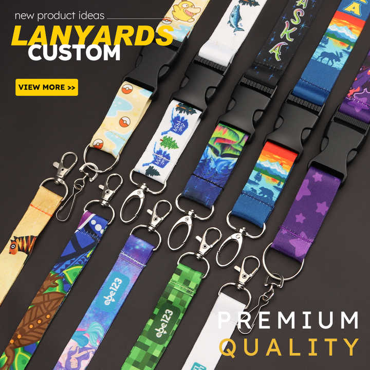 Custom Lanyard with ID Badge Holder - Eco-Friendly Option