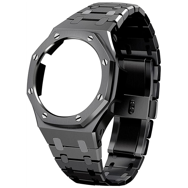 Luxury Casioak Metal Bezel Accessories 48mm Stainless Steel Case GA2100 Modification Set for GA2110 Mod Kit