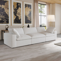 Canapé modulaire sectionnel VOXHOME pour salon, appartement, hôtel, canapé nuage doux, style nordique, kaki, 3, 4, 5, 6, 7, 8 places