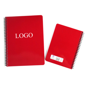 Cuaderno Espiral Personalizable con Logotipo para Escuela u Oficina, Cartón Gris, Opciones Multicolor, 100 Hojas, Cuaderno de Composición para Promociones - Product Image 1