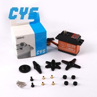 Moteur servo électrique RC haute vitesse CYS-BLS5115 64g 15kg étanche à engrenages métalliques sans balais 4mm 7.4V pour voiture et avion