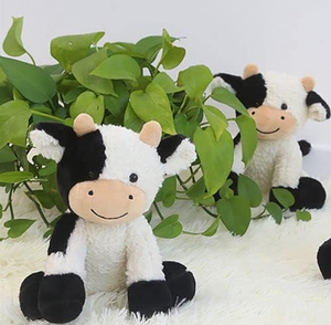 9 Inches Bò Thú Nhồi Bông Mềm Sang Trọng Dễ Thương Bò Búp Bê Cho Bé Trai Cô Gái - Product Image 4