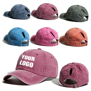 Promotional Custom Embroidered LOGO Men's Baseball Cap Blank Hexagonal Cotton Cap Sun protection Baseball Cap Custom LOGO - Product Image 1