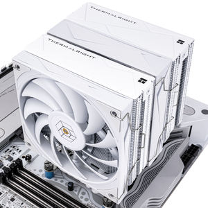 Ventilador de alto rendimiento Thermalright Royal Knight 120 BLANCO de 156 mm de altura, de doble torre, para caja de computadora, regalo de Navidad - Product Image 5