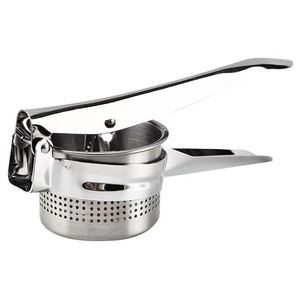 Práctico triturador de patatas de acero inoxidable resistente con mango ergonómico - Product Image 1