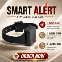Libération conditionnelle/prisonnier 2G Bracelet de suivi GPS/cheville positionnement plus précis avec alarme de ceinture coupée/désactivée/activée SOS IP67