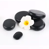 Black Spa Energy Stone Massage Set