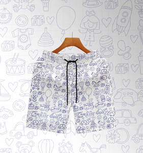 מכנסי ים לגברים עם לוגו/דוגמא בהתאמה אישית, קיציים, רכים, בגזרה בינונית, ידידותיים לסביבה, ייבוש מהיר ונושמים - Product Image 5