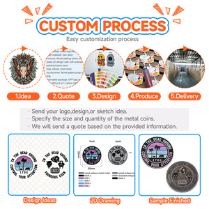 Moneda Conmemorativa de Metal Esmaltado con Logotipo Personalizado Grabado en 3D, Signo Zodiacal <span class=keywords><strong>Géminis</strong></span>, Casa Embrujada, Fantasma, Halloween - Product Image 5