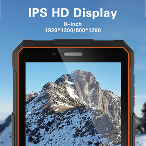 8 pulgadas MTK8768 Android 11 4G Industrial Rugged Tablet PC NFC Huella digital IP68 Impermeable USB Tipo C OEM A8 DC Jack Nuevas características - Product Image 3