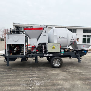 Beton mikser mobil pompalar JBS40 c3 dizel beton mikseri pompa fiyatı JBT15 hareketli mini beton karıştırıcı pompa - Product Image 4