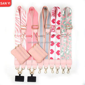 Adjustable 38mm Phone <strong>Strap</strong> with Zippered Pouch Cross Body Phone String and Wallet Convenient Size for <strong>On</strong>-the-Go Access - Product Image 1