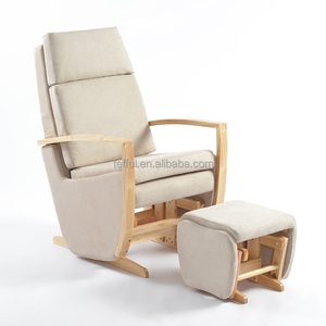 Sillón de lactancia tapizado para sala de estar, silla mecedora para lactancia - Product Image 2