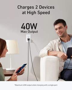อะแดปเตอร์ Anker 521 USB C 40W ชาร์จเร็ว (Nano Pro) PIQ 3.0 ขนาดกะทัดรัด (ไม่สามารถพับได้) พร้อมพอร์ต 2 ช่อง สำหรับ A2038 ชาร์จเร็ว 40W (Nano Pro) - Product Image 4