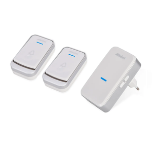 Aibont 2Q192-WS Sonnette murale moderne sans fil étanche EU/UK/US <span class=keywords><strong>Carillon</strong></span> 200m Portée 52 Tunes Garantie 3 ans - Product Image 4