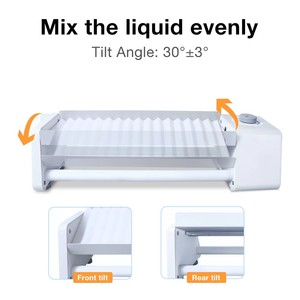 실험실용 장축 로커 믹서, 혈액 채취 튜브 리프팅 플레이트용 숏 데크 로킹 로테이터, 볼텍스 믹서 - Product Image 4