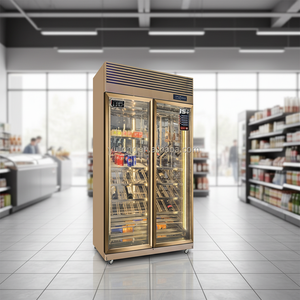 Réfrigérateur à vin haut de gamme Yulonge, vitrine à bière, dégivrage automatique, contrôle climatique commercial Jdg-1200, Jdg-600 - Product Image 3