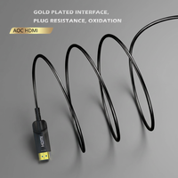 Cable HDMI de Fibra Óptica AOC 8K, 48 Gbps, 8K60Hz, 4K120Hz, Chapado en Oro, Aleación de Zinc, TPE, Largo Alcance, HDMI Óptico, Personalizado OEM, Directo de Fábrica