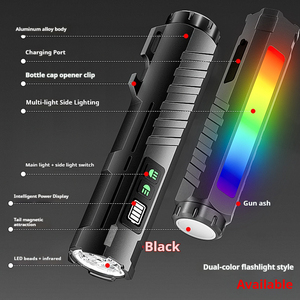 Cao lumen Hợp kim nhôm hồng ngoại bảy màu <span class=keywords><strong>neon</strong></span> hấp thụ từ sửa chữa Đèn pin ngoài trời công suất cao ngọn đuốc - Product Image 4