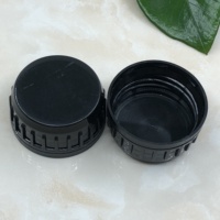 Capuchon en plastique à faible quantité minimale de commande 40mm inviolable taille nervurée pour ouvrir facilement le bouchon P:E couvercles 1L 4L bouchons d'huile de moto