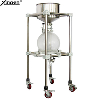 Système de filtration sous vide pour solvants en verre et acier inoxydable pour phase mobile HPLC et préparation d'échantillons de laboratoire