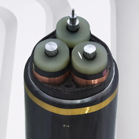 Câble XLPE à conducteurs en aluminium 3 brins moyenne tension 6/10kV 8.7/15kV 12/20kV 95 120 150 185 240mm² 70mm 300mm 220mm 108mm