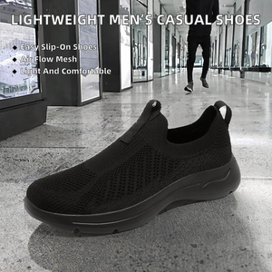 Zapatos Deportivos Ligeros para Hombre, Antideslizantes, Transpirables, Cómodos, Antiolor, de Malla, Casuales de Oficina, para Caminar, Otoño, Primavera - Product Image 2