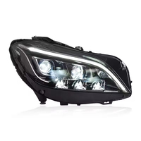Nouveau phare LED DRL 12V pour Mercedes CLS W218 2012-2017 avec clignotant séquentiel et lentille de projecteur