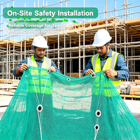 Filet de protection anti-UV en HDPE écologique, résistant à la poussière et au vent, pour la construction et la protection des chantiers – Vente chaude