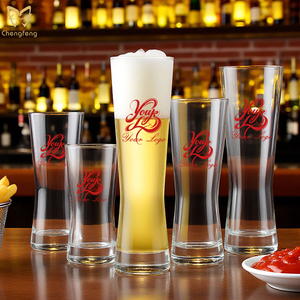 Verres à bière empilables pour Pilsner, <span class=keywords><strong>IPA</strong></span>, Blé, <span class=keywords><strong>Pale</strong></span> <span class=keywords><strong>Ale</strong></span>, Stout et Lager – Résistants au lave-vaisselle pour hôtels et événements - Product Image 1