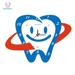 Hot Sale Cute Teeth Shape Plastic <b>Wall</b> <b>Clock</b> for Dental Clinic and Hospital Decorations Dental Craft Gifts - Product Image 4
