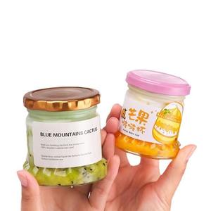 Wholesale Round Clear 40ml 75ml 100ml 200ml 280ml 380ml 500ml Glass Honey <strong>Bird</strong> <strong>Nest</strong> Jar Jam Jar Pickles Bottle with Metal Lid - Product Image 3