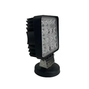 4-дюймовый квадратный 48 Вт Автомобильный светодиодный рабочий свет 16-светодиодная Рабочая лампа для внедорожного вилочного погрузчика